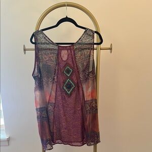 Bohemian Sleeveless Top - Multicolor
